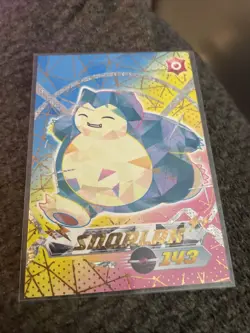 Snorlax Cracked Ice Holo Blue Pokedex Card Limited Edition Flash Box Hit - Image 1