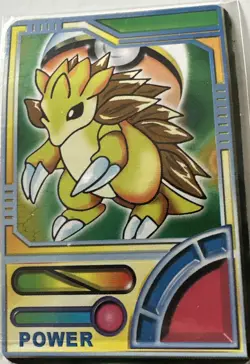 Raichu Cubone Marill Snubbull 1990s Vintage Holo Pokemon "Power" Vending Card NM - Image 2
