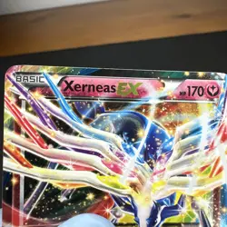 (2) Lot Xerneas Ex XY07 XY LP Holo Promo Pokemon Card LP - Image 4