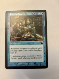 (1x) Rhystic Study - Prophecy - MP - MTG - Image 1