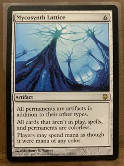 MTG Mycosynth Lattice Darksteel 130/165 Regular Rare - 1D - Image 1