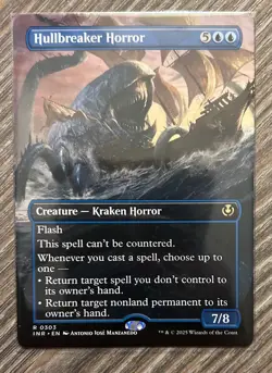 Hullbreaker Horror •Borderless• Rare Kraken Horror, Innistrad Remastered INR MTG - Image 1