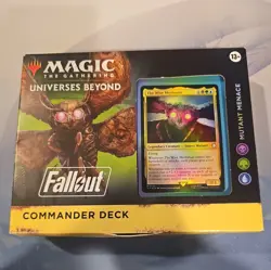 Magic The Gathering Universes Beyond: Fallout -Mutant Menace Commander Deck -New 195166228532 - Image 1