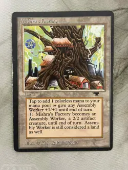 Mishra's Factory - 80a (Spring) - LP/MP - Magic the Gathering Antiquities - Image 1