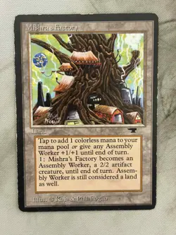 Mishra's Factory - 80a (Spring) - LP/MP - Magic the Gathering Antiquities - Image 1