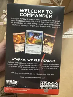 Magic The Gathering Starter Commander Deck - Draconic Destruction (Red-Green) - Image 2