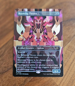 Roaming Throne - BORDERLESS FOIL - LP - MTG - Image 1