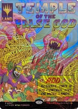 Temple of the False God - Halo Foil Extended Art SLD NM MTG - Image 1