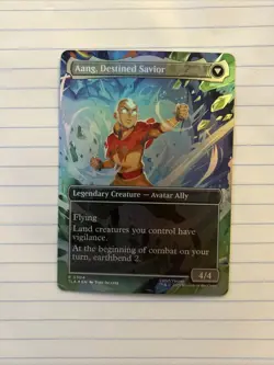 Aang At The Crossroads - Foil - (Borderless) Avatar The Last Airbender MTG - Image 2