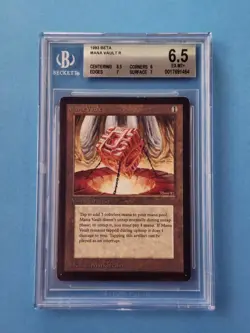 Beta Mana Vault Vintage MTG Graded BGS 6.5 EX - NM+! - Image 1