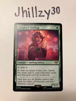 MTG | Delighted Halfling Lord of the Rings- NM #0158 - Image 1