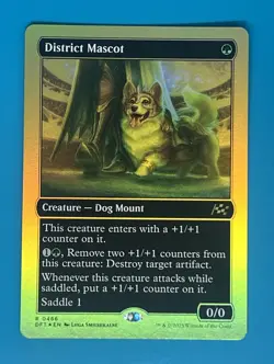 District Mascot (First-Place Foil) Aetherdrift Foil for sale online - Image 1