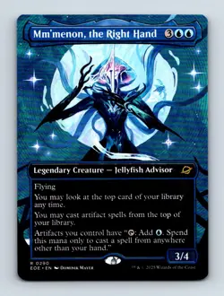 #290 2025 Edge of Eternities Mm'menon, the Right Hand Rare - Image 1
