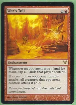 Magic the Gathering War's Toll - MTG - Image 1