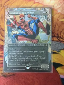 Spectacular Spider-Man mtg foil Magic The Gathering Marvels Spiderman - Image 1