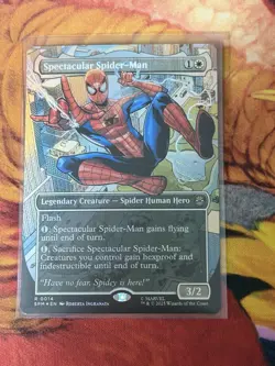 Spectacular Spider-Man mtg foil Magic The Gathering Marvels Spiderman - Image 2
