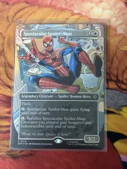 Spectacular Spider-Man mtg foil Magic The Gathering Marvels Spiderman - Image 4