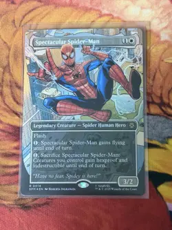 Spectacular Spider-Man mtg foil Magic The Gathering Marvels Spiderman - Image 5