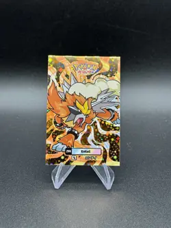 Pokemon Entei 2025 Card Database Attacks2 Gold Star Holo Peru US Seller - Image 1