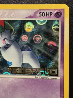 Ralts 61/106 EX Emerald Pokemon Card Reverse Holo Foil Rare LP - Image 4