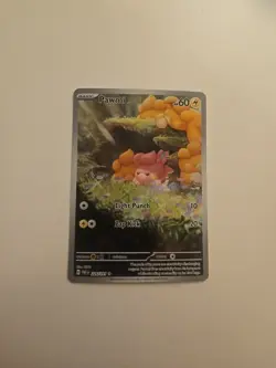 Pokemon Pawmi TCG Scarlet & Violet Paldean Fates Holo Illustration Card 226/091 - Image 1