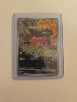 Pokemon Pawmi TCG Scarlet & Violet Paldean Fates Holo Illustration Card 226/091 - Image 3
