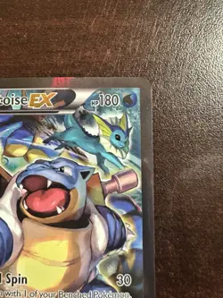 Blastoise EX XY122 DMG Pokemon TCG XY Alt Art Promo DMG - Image 3