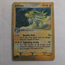 Pokemon Jolteon Holo Rare 6/100 EX Sandstorm HP70 Nintendo 2003 - Image 1