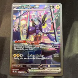 Miraidon EX 244/198 Scarlet & Violet Illustration Rare Pokemon Card - Image 1