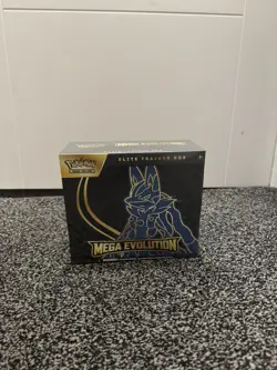 🔥 Pokemon TCG Lucario Mega Evolution Elite Trainer Box (ETB) - New & Sealed 💫 - Image 1