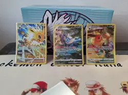 LOTTO CARTE Pokemon X3 Jolteon Flareon Vaporeon TG01 TG02 TG04 Astri Lucenti NM - Image 1