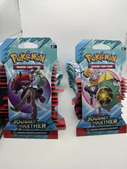 Pokemon Journey Together Lot Of 36 Sleeved Booster Packs - Image 1