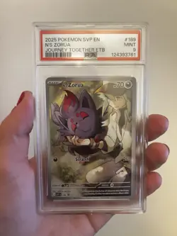 2025 POKEMON SVP EN N'S ZOURA JOURNEY TOGETHER ETB PROMO #189 PSA 9 - Image 1