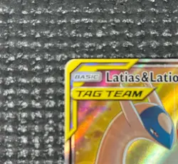 Pokemon TCG Latias & Latios GX Alt Art Full Art 2019 170/181 Team Up English - Image 2