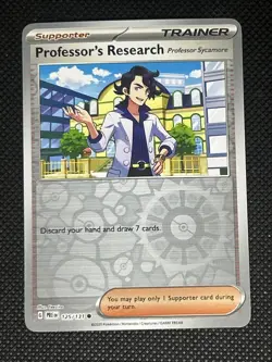 Professor's Research (Professor Sycamore) 125 Pokemon Sv: Prismatic Evolutions - Image 1