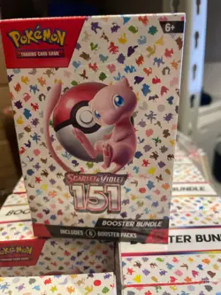 Pokemon TCG Scarlet & Violet 151 Booster Bundle Sealed Box, 6 Booster Packs - Image 1