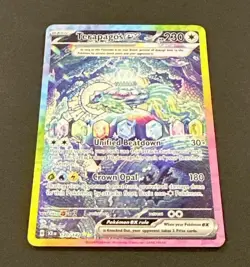 2024 POKEMON SCARLET VIOLET STELLAR CROWN TERAPAGOS EX SPECIAL ILLUSTRAT. RARE! - Image 2