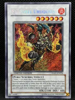 Yu-Gi-Oh! TCG Flamvell Uruquizas HA01-EN024 Secret Rare Limited NM/LP - Image 1