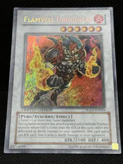 Yu-Gi-Oh! TCG Flamvell Uruquizas HA01-EN024 Secret Rare Limited NM/LP - Image 2