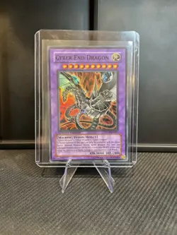 YUGIOH TCG CYBER END DRAGON STON-ENSE1 SUPER LIMITED EDITION LP - Image 3