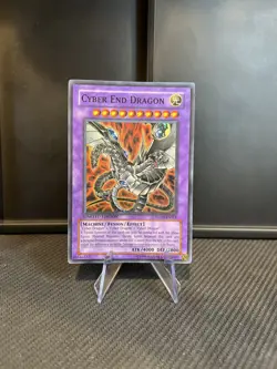 YUGIOH TCG CYBER END DRAGON STON-ENSE1 SUPER LIMITED EDITION LP - Image 5