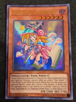 Toon Dark Magician Girl DUPO-EN041 Foil 1st Edition Yu-Gi-Oh VLP Ultra - Image 1