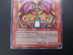 Yugioh - Exodia the Forbidden One DDS-003 Secret Rare - Image 3
