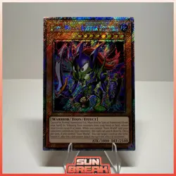 🔥YUGIOH • TOON BLACK LUSTER SOLDIER • PLATINUM SECRET RARE • RA03-EN272 • NM🔥 - Image 1