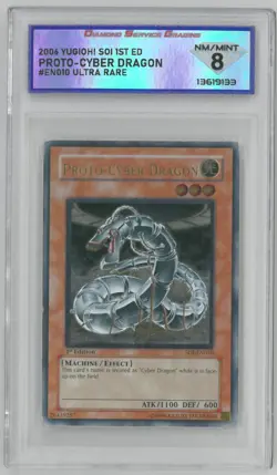2006 Yugioh! Soi PROTO-CYBER DRAGON #EN010 Ultra Rare 1st 💎 DSG 8 NM/Mint - Image 1