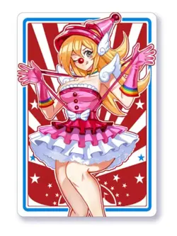 Yugioh Mana Moon Amanda Lapalme - Dark Clowngal - Sleeves Sealed Small - Image 1