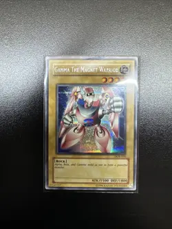 Yu-Gi-Oh! Gamma the Magnet Warrior DOR-003 Unlimited Prismatic Secret Rare LP - Image 1