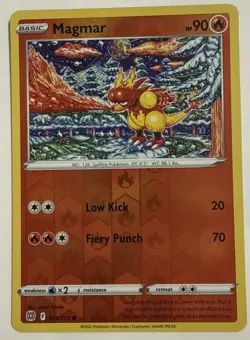 Pokemon TCG Card Magmar Brilliant Stars 019/172 Near Mint/Mint - Image 1