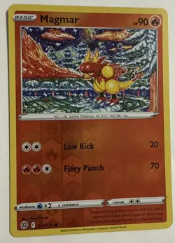 Pokemon TCG Card Magmar Brilliant Stars 019/172 Near Mint/Mint - Image 2