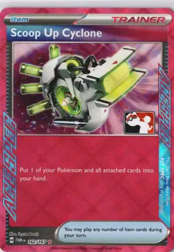 Scoop Up Cyclone STAMPED Prize Pack Series 6 Promo Pokemon Card - Image 1